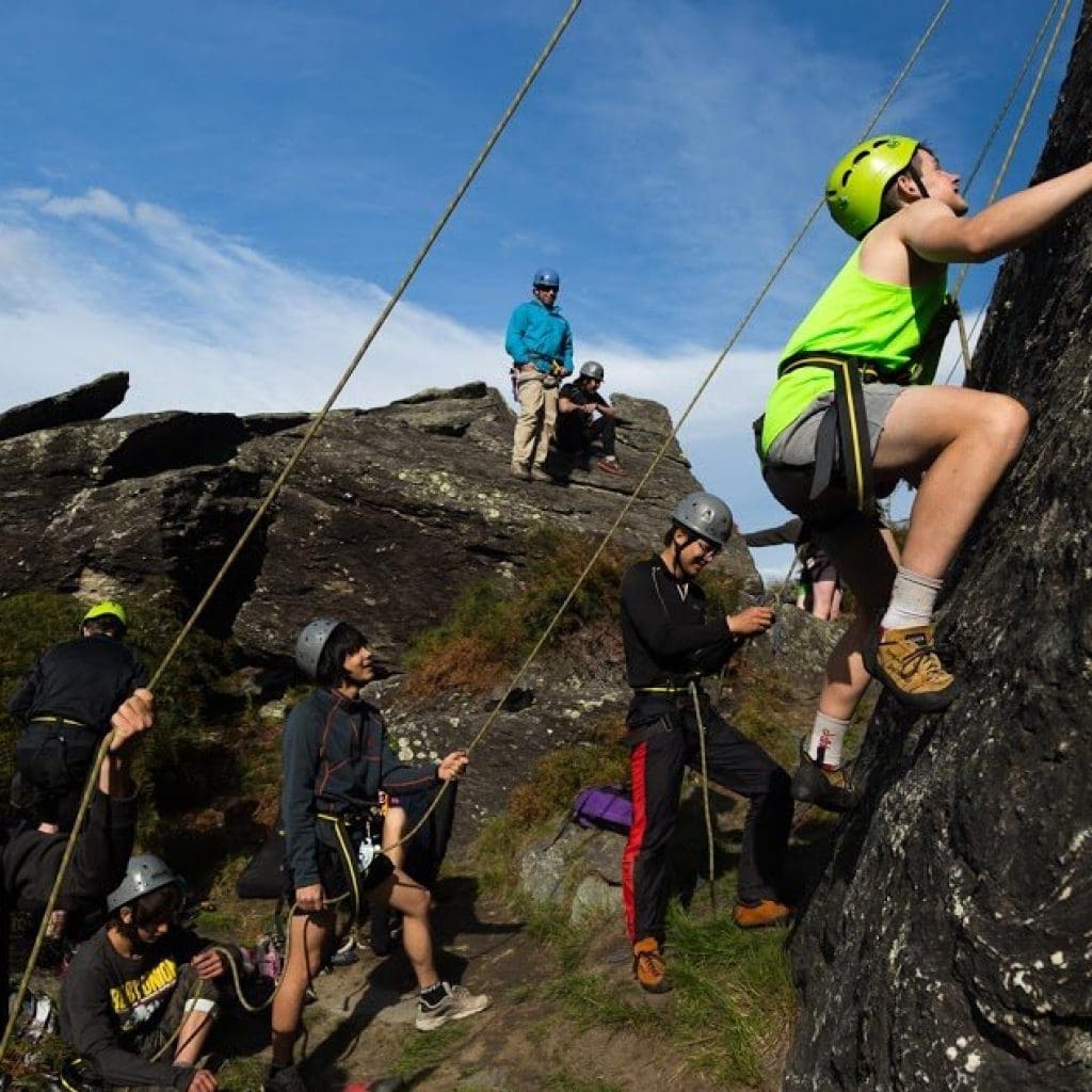 rock climbing, rock, climbing, adventure southland, outdoor education, outdoor recreation