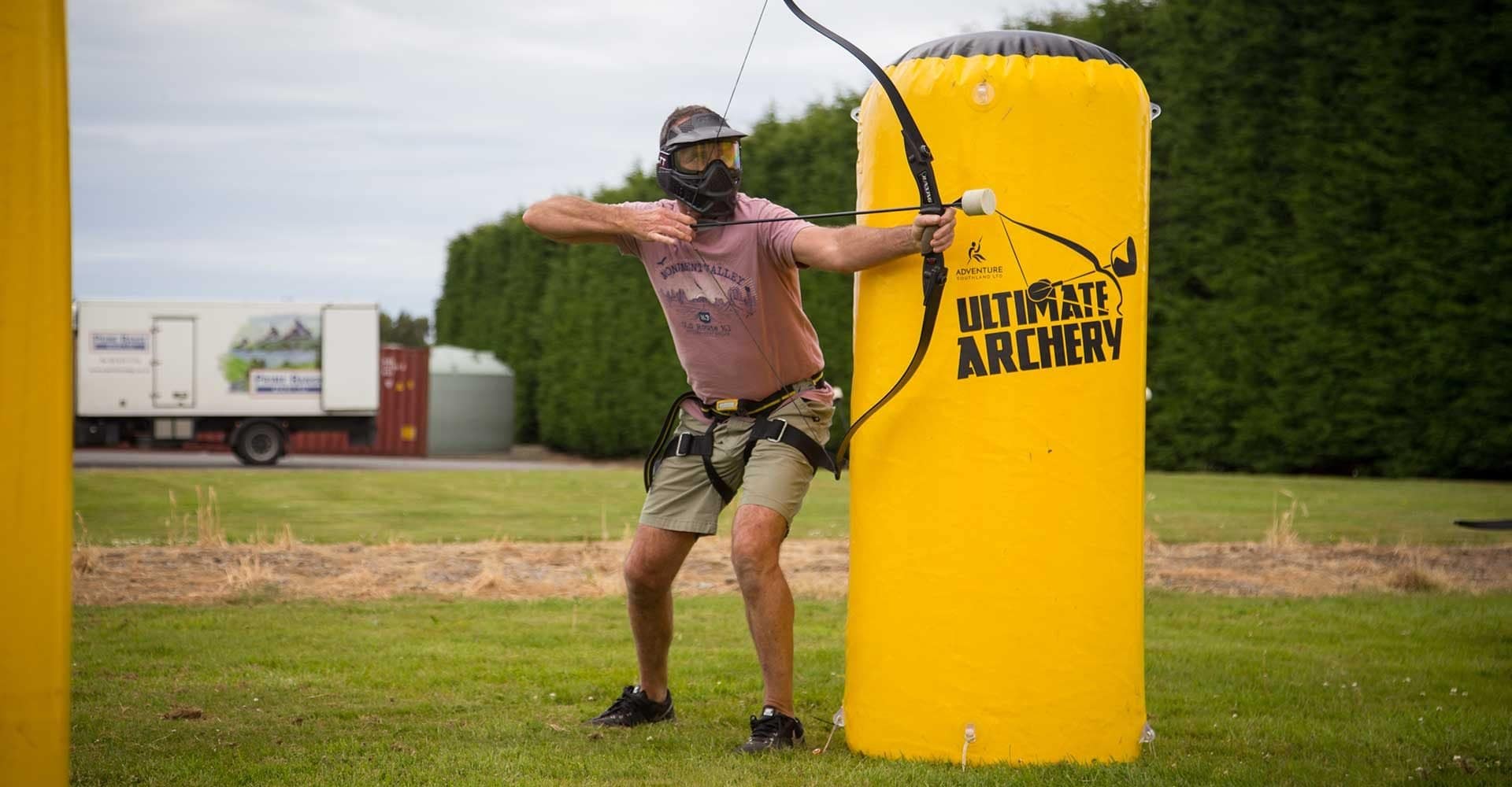 ultimate archery, archery tag, stag do, fun, things to do in southland, things to do in invercargill, adventure activities, archery, adventure southland, hens party, cool things to do