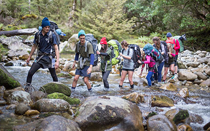 tramping for mental health, adventure southland, mental health, tramping