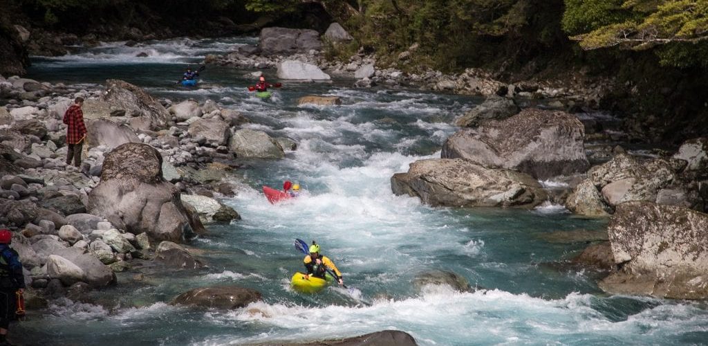 kayaking, river, adventure southland ltd, white water