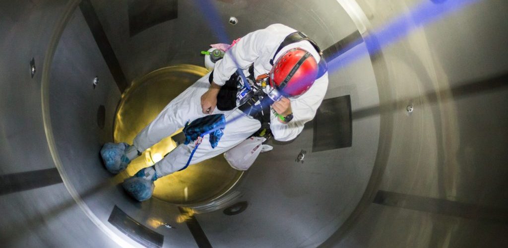 Confined spaces, industrial rope access, working at heights, height safety, unit standards, training, 15757, 23229, 23231, 23232, Plant maintenance, industrial maintenance, cleaning, rigging